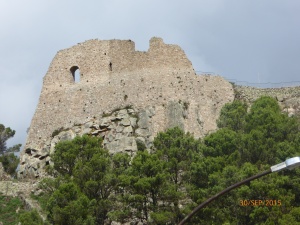 The abandoned castle at Geraci